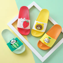 Load image into Gallery viewer, Children Cartoon Slippers Girls Summer Beach Sandals Kids Bathroom Flip Flops Toddler Boys Indoor Flip Flops Baby Home Shoes