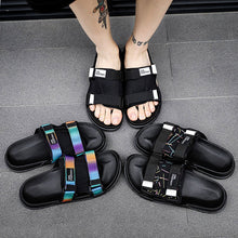 Load image into Gallery viewer, Men's Slides Soft Light Men Slippers Home Outdoor Beach Summer EVA Rubble Slide Slipper 2019 Fashion Indoor Shoes Big Size 48 49