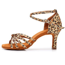 Load image into Gallery viewer, New Latin Dance Shoes For Women Girls Tango Salsa Ballroom Dance High Heels soft Dancing Shoes