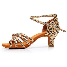 Load image into Gallery viewer, New Latin Dance Shoes For Women Girls Tango Salsa Ballroom Dance High Heels soft Dancing Shoes