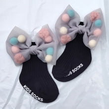 Load image into Gallery viewer, Newborn Baby Girls Socks With Big Bows Toddlers Infants Cotton Ankle Socks For Kids Girls Princess Sock Cute Children Socks