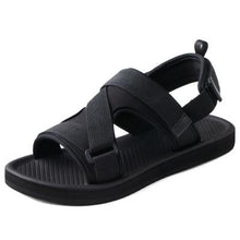 Load image into Gallery viewer, Roman Sandal Men's Summer New Style Outdoor Non-slip Breathable Men Fashion Trend Black Beach Shoes Casual Sandals Men