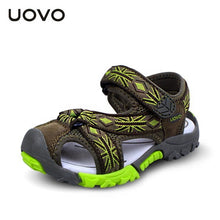 Load image into Gallery viewer, UOVO 2020 Brand Summer Beach Sandals Kids Sandals boys Leather Summer Shoes Casual Sport Sandals For Little Boys Toddler 25-35#