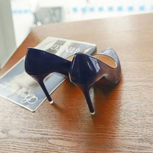 Load image into Gallery viewer, High Heels Black Work Single Shoes Dress Party
