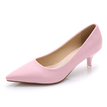 Load image into Gallery viewer, 2019 New Arrival Women Med High Heel Brand Ladies