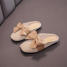 Load image into Gallery viewer, Bowknot Slipper Kids Slippers Children Infant Baby Girls Casual Shoes Chausson Enfant Solid Baby Slippers Kapcie Dla Dzieci