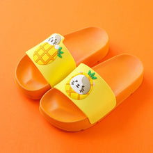 Load image into Gallery viewer, Children Cartoon Slippers Girls Summer Beach Sandals Kids Bathroom Flip Flops Toddler Boys Indoor Flip Flops Baby Home Shoes