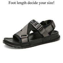 Load image into Gallery viewer, Men Sandals Gladiators Casual Roman Shoes Outside Breathable Mens Sandals Summer Comfortable Light Sandalias Hombre Plus Size 50