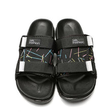 Load image into Gallery viewer, Men's Slides Soft Light Men Slippers Home Outdoor Beach Summer EVA Rubble Slide Slipper 2019 Fashion Indoor Shoes Big Size 48 49