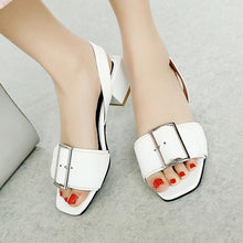 Load image into Gallery viewer, Rome Casual Sandals Women Wedges Sandals Pumps Ankle Buckle Open Toe Fish Mouth Med Summer Women Shoes Fashion 2019 Wedges Shoes