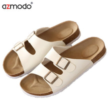 Load image into Gallery viewer, Flip Flops Men's shoes Man Slippers Outdoor Summer Shoe Chinelo Sandals Zapatos Hombre Slides Lovers Cork Male Beach Sandals