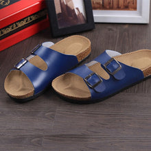 Load image into Gallery viewer, Flip Flops Men's shoes Man Slippers Outdoor Summer Shoe Chinelo Sandals Zapatos Hombre Slides Lovers Cork Male Beach Sandals