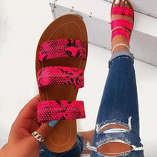 Load image into Gallery viewer, 2019 Women Slippers Flat Candy Color Summer Female Cool Flip Flops Comfort Outside Beach Ladies Soft Slides Casual Shoes