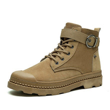 Load image into Gallery viewer, 2019 New Trend Men Youth Casual Shoes Fashion Flats Men Sneakers Army Green Motorcycles Boots High Top Male Casual Canvas Shoe