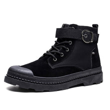 Load image into Gallery viewer, 2019 New Trend Men Youth Casual Shoes Fashion Flats Men Sneakers Army Green Motorcycles Boots High Top Male Casual Canvas Shoe