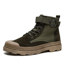 Load image into Gallery viewer, 2019 New Trend Men Youth Casual Shoes Fashion Flats Men Sneakers Army Green Motorcycles Boots High Top Male Casual Canvas Shoe