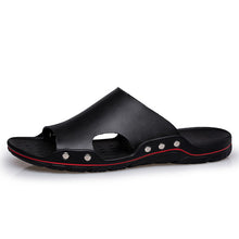 Load image into Gallery viewer, ALCUBIEREE Brand Slippers Men Summer Flat Sandals Casual Beach Flip Flops Shoes Non-slip Indoor House Home Slippers Big Size 48