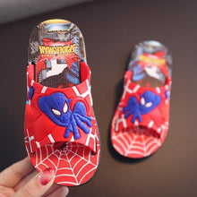 Load image into Gallery viewer, Spiderman Baby Slippers For Kids Boys Girls Flip Flops Summer Beach Sandals Toddler Girls House Slippers Children Casual Shoes
