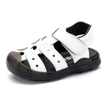 Load image into Gallery viewer, New Trend Boys Beach Sandal Hook & Loop Walking Sandals Boys Kids Leather Toddlers Boys Sandals Anti Slip Boys Sport Sandals