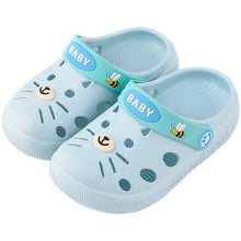 Load image into Gallery viewer, Slippers Kids Toddler Infant Baby Girl Boys Home Slippers Rubber Cartoon Animation Cat Flat Heels Shoes Sandals Kids Slippers
