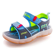 Load image into Gallery viewer, UncleJerry Led Sandals for Boys and Girls USB Charging Shoes Children Glowing Shoes Kids Summer Shoes