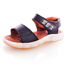 Load image into Gallery viewer, UncleJerry Led Sandals for Boys and Girls USB Charging Shoes Children Glowing Shoes Kids Summer Shoes