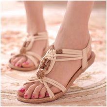 Load image into Gallery viewer, Women Sandals Shoes 2019 New Beach Ladies Shoes Women Spring Summer shoes Woman Flip Flops Fashion Gladiator flat sandles