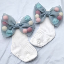 Load image into Gallery viewer, Newborn Baby Girls Socks With Big Bows Toddlers Infants Cotton Ankle Socks For Kids Girls Princess Sock Cute Children Socks

