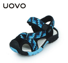 Load image into Gallery viewer, UOVO 2020 Brand Summer Beach Sandals Kids Sandals boys Leather Summer Shoes Casual Sport Sandals For Little Boys Toddler 25-35#
