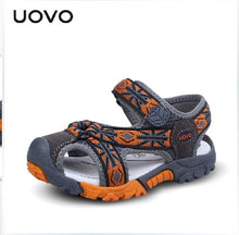 Load image into Gallery viewer, UOVO 2020 Brand Summer Beach Sandals Kids Sandals boys Leather Summer Shoes Casual Sport Sandals For Little Boys Toddler 25-35#
