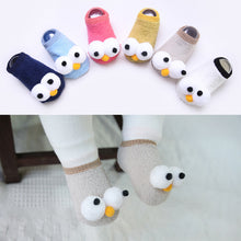 Load image into Gallery viewer, Cute New Eyes Baby New Year Baby Girls Boys Anti-Slip Socks Slipper Boot Baby Girls Socks Newborn Soft Cute Rabbit Baby Socks
