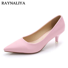 Load image into Gallery viewer, 2019 New Arrival Women Med High Heel Brand Ladies
