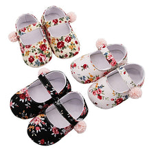 Load image into Gallery viewer, Baby Shoes Girl Breathable Floral Print Anti-Slip Shoes Casual Walking Shoe Toddler Soft Soled First Walkers
