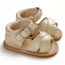 Load image into Gallery viewer, 2019 Baby Summer Shoes Newborn Infant Baby Girls Boys Shoes Solid Non-slip PU Leather Breathable Toddler Shoes 0-18M
