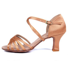Load image into Gallery viewer, Women Latin Dance Shoes Ballroom Tango Dancing Shoes For Women Ladies Girl Sequin 5/6.5cm heeled Party Thick heel  wholesale
