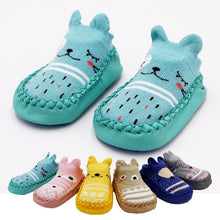 Load image into Gallery viewer, 2019 Fashion Baby Socks With Rubber Soles Infant Sock Newborn Autumn Winter Children Floor Socks Shoes Anti Slip Soft Sole Sock

