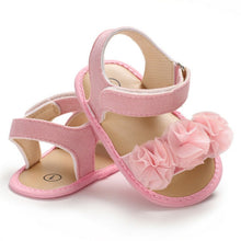 Load image into Gallery viewer, 2019 Children Summer Clogs 0-18M Newborn Infant Baby Girl Princess Floral Sandals Sneakers Toddler Soft Crib Walkers Shoes
