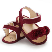Load image into Gallery viewer, 2019 Children Summer Clogs 0-18M Newborn Infant Baby Girl Princess Floral Sandals Sneakers Toddler Soft Crib Walkers Shoes
