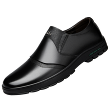 Load image into Gallery viewer, Merkmak Men's Shoes Comfortable Men Casual Shoes Genuine Leather Breathable Loafers Slip-on Footwear Walking Driving Shoes
