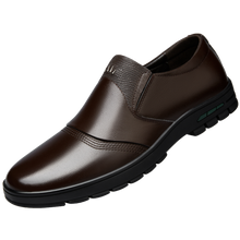 Load image into Gallery viewer, Merkmak Men's Shoes Comfortable Men Casual Shoes Genuine Leather Breathable Loafers Slip-on Footwear Walking Driving Shoes
