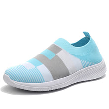 Load image into Gallery viewer, PINSEN 2020 New Fashion Sneakers Women Shoes Breathable Mesh Slip-on Flat Shoes Women Plus Size Loafers Shoes zapatillas mujer
