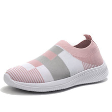 Load image into Gallery viewer, PINSEN 2020 New Fashion Sneakers Women Shoes Breathable Mesh Slip-on Flat Shoes Women Plus Size Loafers Shoes zapatillas mujer
