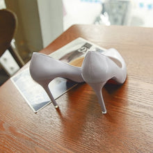 Load image into Gallery viewer, High Heels Black Work Single Shoes Dress Party
