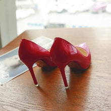 Load image into Gallery viewer, High Heels Black Work Single Shoes Dress Party
