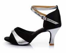 Load image into Gallery viewer, latin dance shoes women salsa heel high shoes for womens
