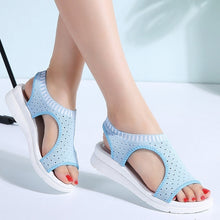 Load image into Gallery viewer, PINSEN Women Sandals 2020 New Female Shoes Woman Summer Wedge Comfortable Sandals Ladies Slip-on Flat Sandals Women Sandalias
