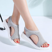 Load image into Gallery viewer, PINSEN Women Sandals 2020 New Female Shoes Woman Summer Wedge Comfortable Sandals Ladies Slip-on Flat Sandals Women Sandalias
