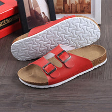 Load image into Gallery viewer, Flip Flops Men's shoes Man Slippers Outdoor Summer Shoe Chinelo Sandals Zapatos Hombre Slides Lovers Cork Male Beach Sandals
