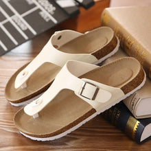 Load image into Gallery viewer, Flip Flops Men's shoes Man Slippers Outdoor Summer Shoe Chinelo Sandals Zapatos Hombre Slides Lovers Cork Male Beach Sandals
