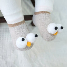 Load image into Gallery viewer, Cute New Eyes Baby New Year Baby Girls Boys Anti-Slip Socks Slipper Boot Baby Girls Socks Newborn Soft Cute Rabbit Baby Socks
